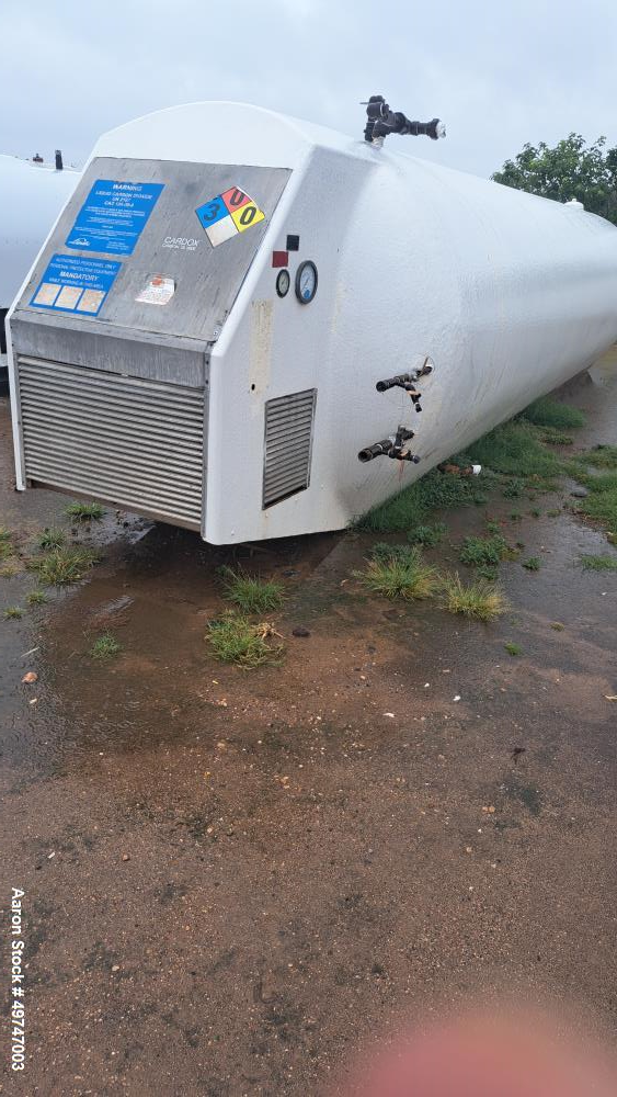 Cardox Style 31 Ton Horizontal CO2 Tank