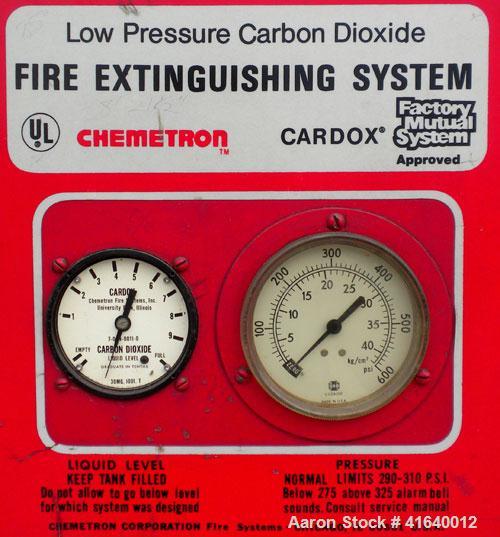 Used Carbon Steel Chemetron Fire Systems Low Pressure Carbon Dioxide Extinguish