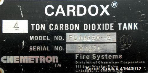 Used Carbon Steel Chemetron Fire Systems Low Pressure Carbon Dioxide Extinguish