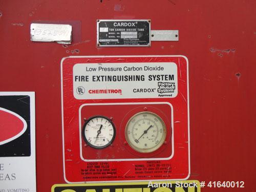 Used Carbon Steel Chemetron Fire Systems Low Pressure Carbon Dioxide Extinguish