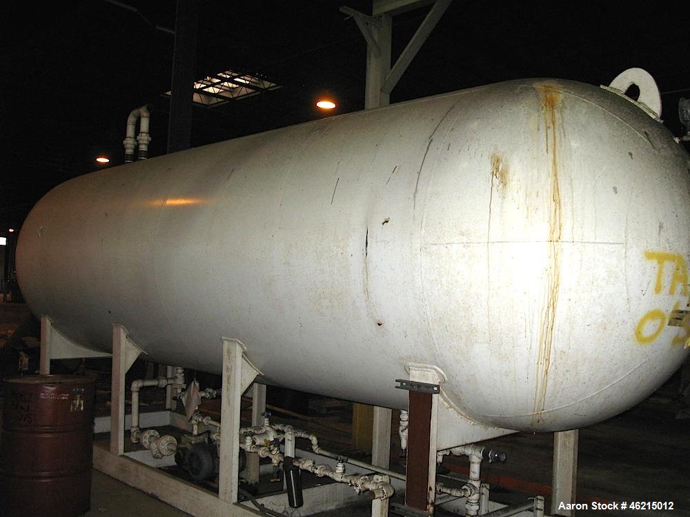 Used Freon Storage Tank, 3,700 Gallon, Horizontal