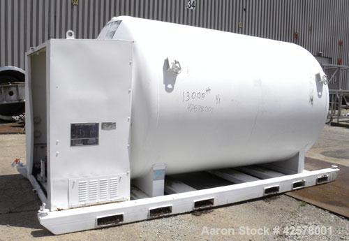 Used 2000 Gallon Stainless Steel Hydra Rig Cryogenics Liquid Gas Storage Trank
