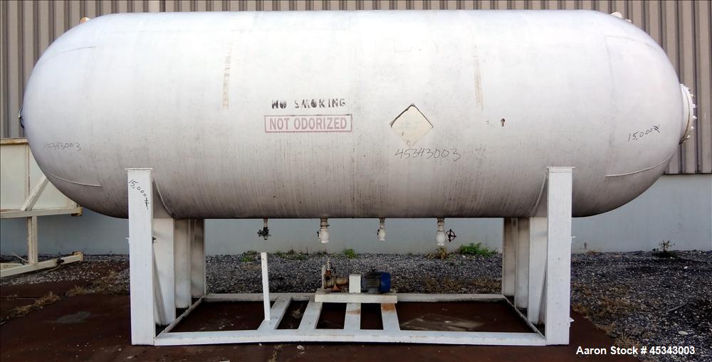 Used 5,500 Gallon Carbon Steel Master Tank & Welding Pressure Tank