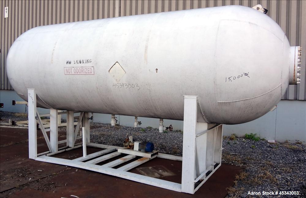 Used 5,500 Gallon Carbon Steel Master Tank & Welding Pressure Tank