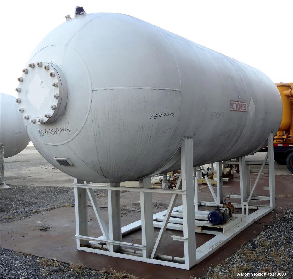 Used 5,500 Gallon Carbon Steel Master Tank & Welding Pressure Tank