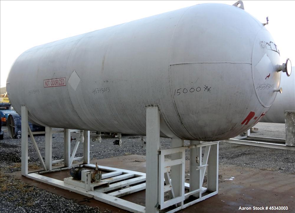 Used 5,500 Gallon Carbon Steel Master Tank & Welding Pressure Tank