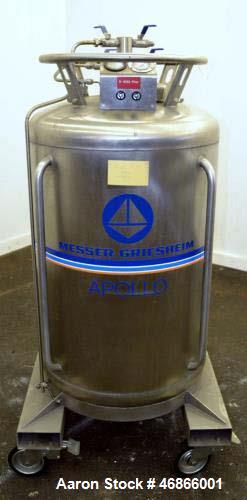 Used Messer Griesheim Liquid Nitrogen Storage Tank