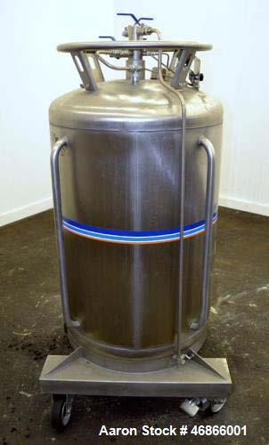 Used Messer Griesheim Liquid Nitrogen Storage Tank