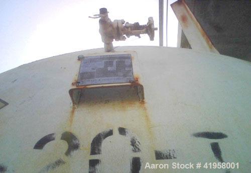 Used Mosher 40,000 Gallon Horizontal Tank. 250 psi at 150 deg, 20" manway, 5/8" heads, 1" shell, liquid level sight gauge, 10' diameter x 72' long.