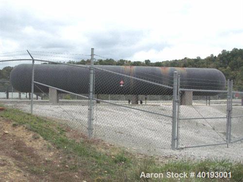 Used- Plant Steel ( Division Of Harsco) Pressure Tank, 30,000 gallon, carbon steel.  Approximately 108" diameter x 66'0" ove...