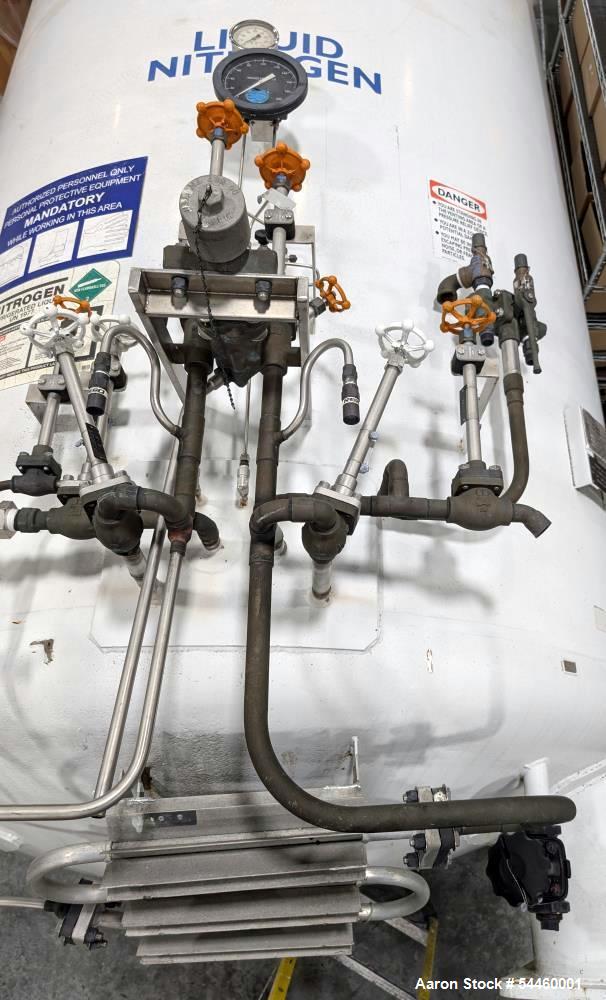 Used Ryan Industries 1,500 Gallon Cryogenic Storage Tank | Liquid Nitrogen Vessel 250 PSI