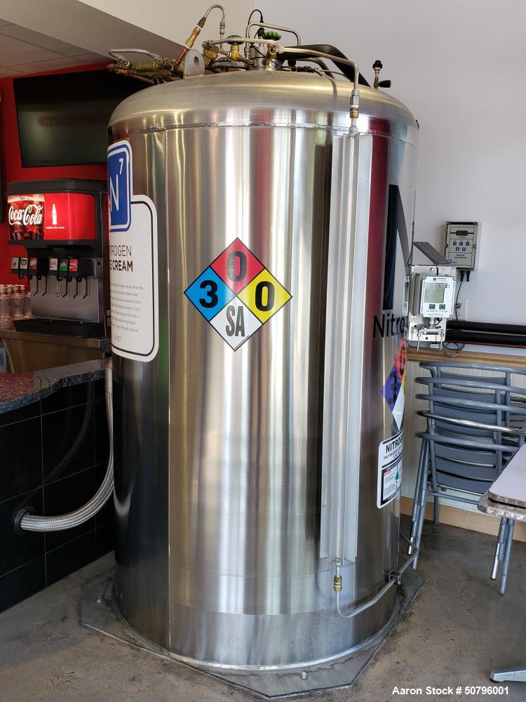 Used Taylor Wharton Micro Bulk Liquid Nitrogen Tank