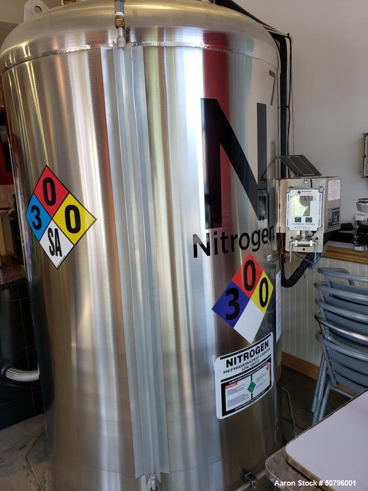 Used Taylor Wharton Micro Bulk Liquid Nitrogen Tank
