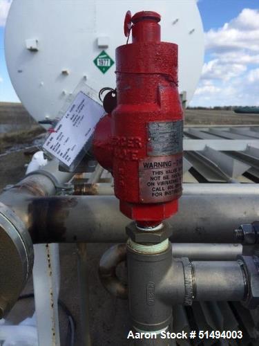Used Taylor-Wharton Horizontal Nitrogen Vessel, 60,000 USWG