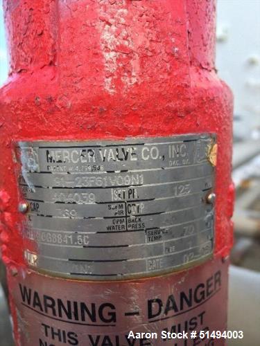 Used- Taylor-Wharton Horizontal Nitrogen Vessel, 60,000 USWG