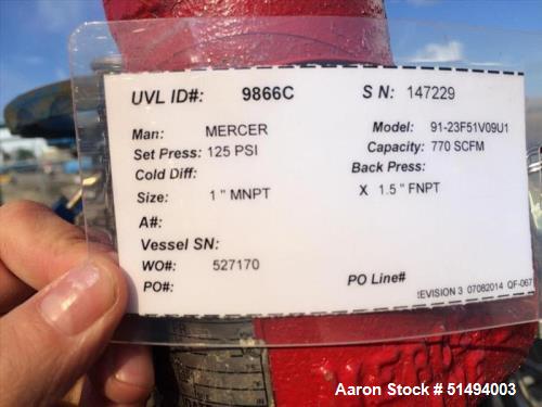 Used Taylor-Wharton Horizontal Nitrogen Vessel, 60,000 USWG