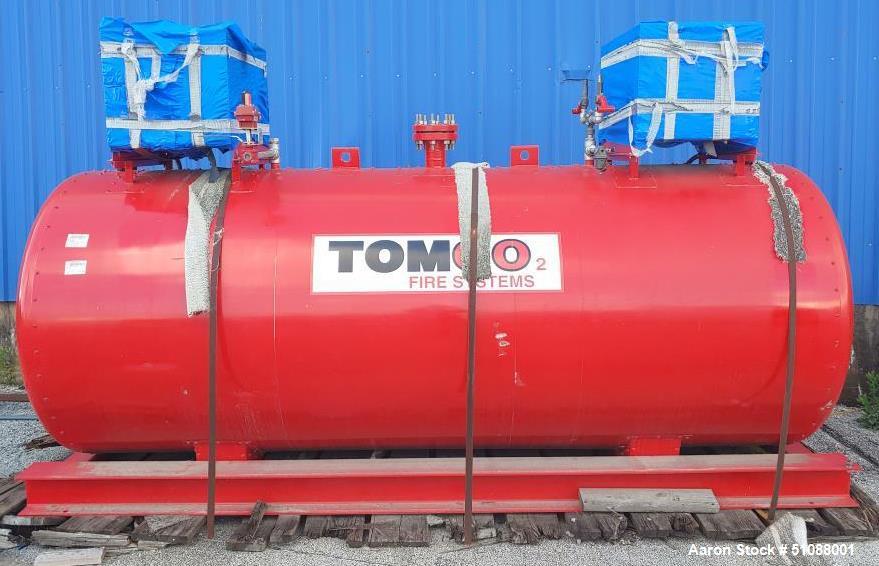 Used Tomco Liquid Carbon Dioxide Storage Cryo Tank.