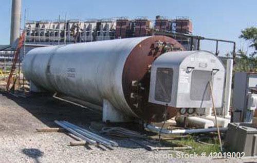 Used Tomco 38 ton CO2 tank, 6'6" diameter x36' long x 9' tall. approximately 15 tons. NB # 1268, SN-1268. Yr. 1984.