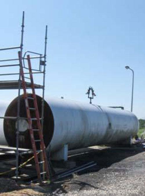 Used Tomco 38 ton CO2 tank, 6'6" diameter x36' long x 9' tall. approximately 15 tons. NB # 1268, SN-1268. Yr. 1984.