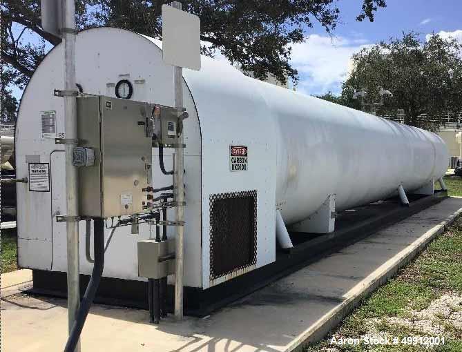 Used- TomCo C02 Horizontal Tank, 50 Ton.