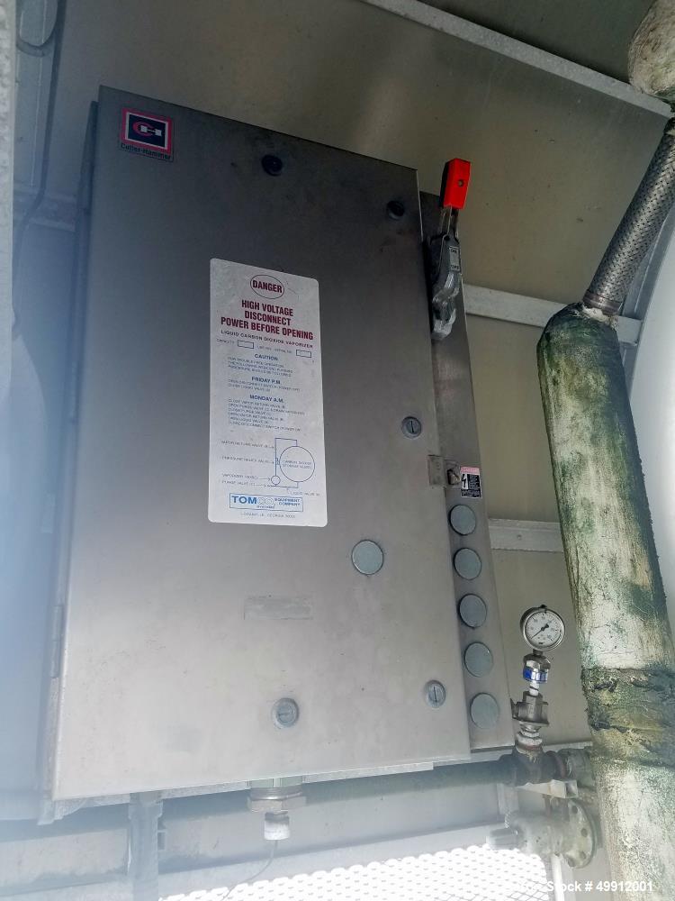 Used TomCo C02 Horizontal Tank, 50 Ton.