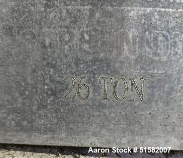 Used Tomco 2675 CA 26 Ton CO2 Storage Tank – 52,000 lb Capacity, 350 PSIG