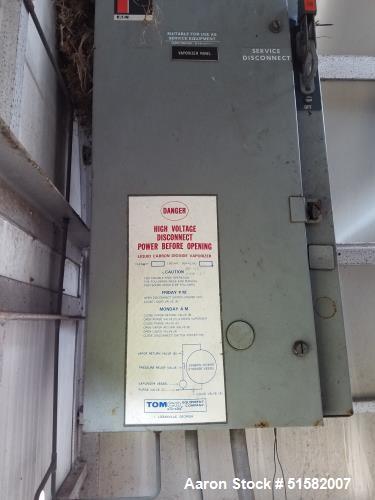 Used Tomco 2675 CA 26 Ton CO2 Storage Tank – 52,000 lb Capacity, 350 PSIG