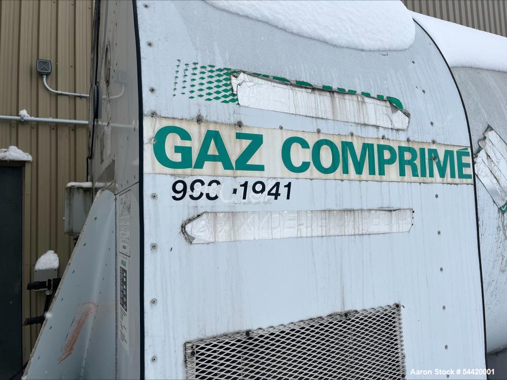 Used 30 Ton Tomco Liquid CO2 Storage Tank – Horizontal Carbon Steel Vessel with 350 PSI MAWP