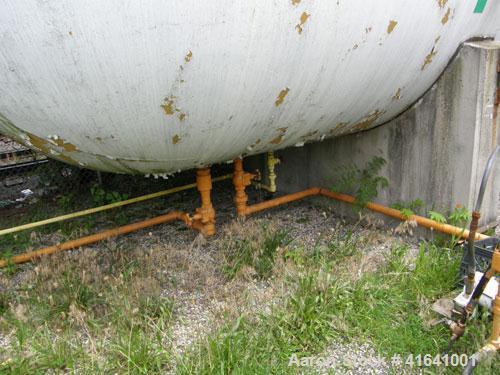 Used Trinity Industries Propane Tank, 30,000 Gallon, Horizontal. 109" diameter x 65'11" overall length. Rated 250 psig at 125 deg.f.. Mounted on concrete saddles. 1974, ASME code, NB stamped. Shell t...