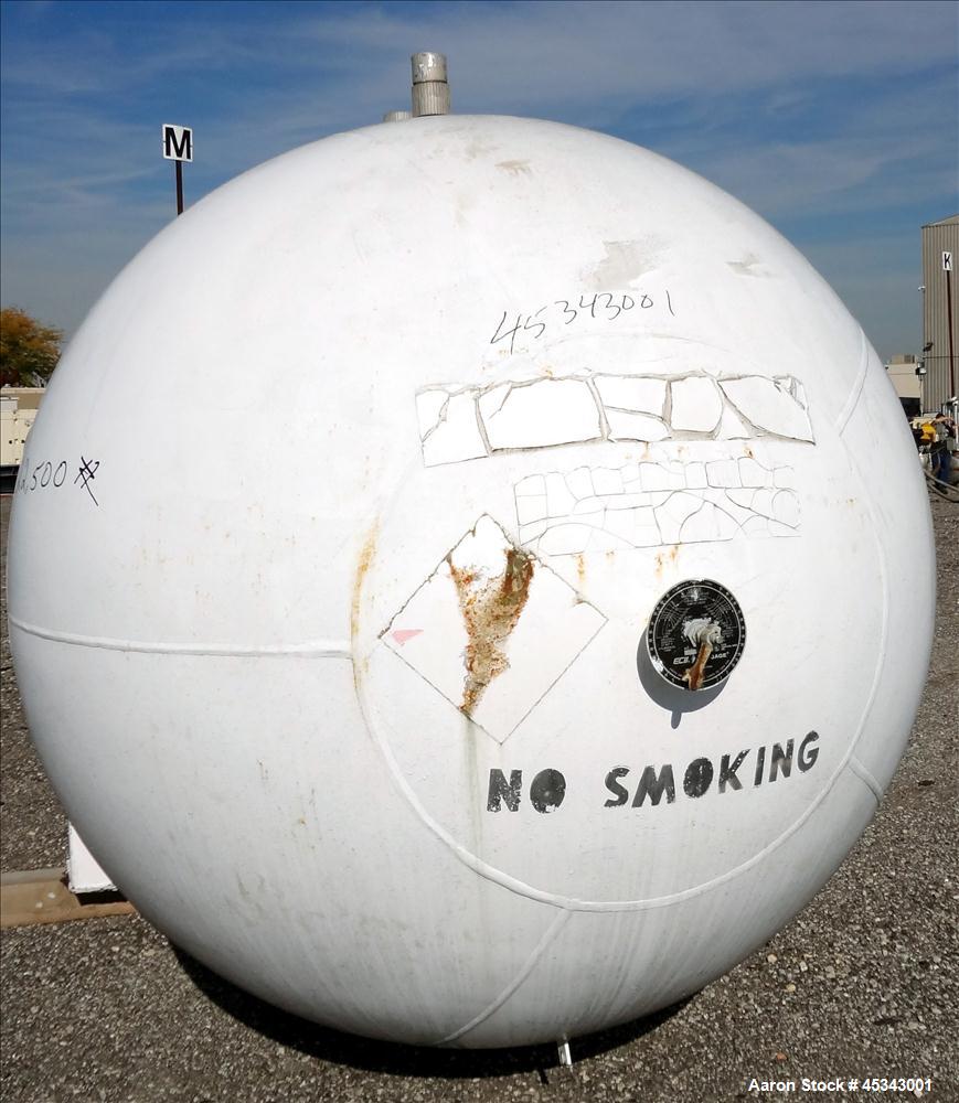 Used 12,000 Gallon Carbon Steel Trinity Industries Pressure Tank