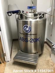 Used-Wharton LABS-20K Liquid Nitrogen Storage Tank