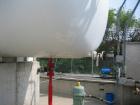 USED: 12,000 Gallon horizontal carbon steel pressure tank. MAWP 110psi at 160 deg F max temp. Manufactured in 1996.