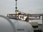 USED: 12,000 Gallon horizontal carbon steel pressure tank. MAWP 110psi at 160 deg F max temp. Manufactured in 1996.
