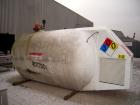 Used Chemetron Fire Systems 13 Ton Carbon Dioxide Horizontal Tank, model CH000676. Approximately 72'' diameter x 120'' straight side, rated 290-310 psi; below 275 psi and above 310 PSI alarm sounds. ...