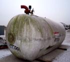 Used Chemetron Fire Systems 13 Ton Carbon Dioxide Horizontal Tank, model CH000676. Approximately 72'' diameter x 120'' straight side, rated 290-310 psi; below 275 psi and above 310 PSI alarm sounds. ...