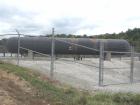 Used- Plant Steel ( Division Of Harsco) Pressure Tank, 30,000 gallon, carbon steel.  Approximately 108