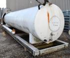 Used Airco Industrial Gases Horizontal Liquid Carbon Dioxide Storage Tank, Carbon Steel. 12 Ton CO2 capacity (24,000#), operating pressure 300 psig. Insulated,  R12 refrigerant. Mounted on a carbon s...