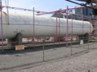 Used 30,000 Gallon horizontal butane storage tank manufactured by Trinity Mfg Co. Design pressure 250 psi @ 125 deg F. 9' diameter x 66' long. Shell 0.6733