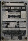 Used Trinity Industries Propane Tank, 30,000 gallon, carbon steel. Concrete saddles.