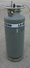 Used Union Carbide Cryogenic Nitrogen Tank, 42 Gallon, Model LS-160, Carbon Steel, Vertical. Approximately 18