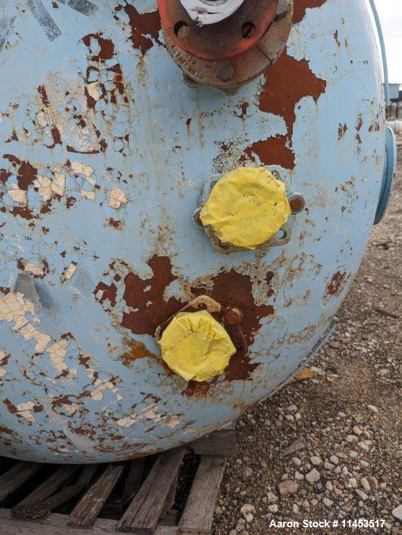 Used 2,000 Gallon Pfaudler Glass Lined Vertical Chemstore Receiver Tank