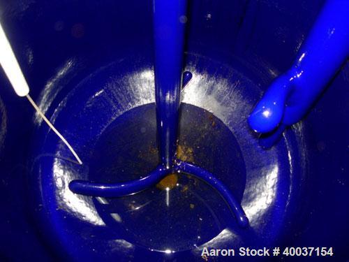 Used Used: DeDietrich clamp top glass lined tank, 100 gallon, 3008 blue glass. Approximately 32" diameter x 32" straight side, clamp dish top, dish bottom. Internal rated 130/fv psi at 500 deg.f.. 2h...