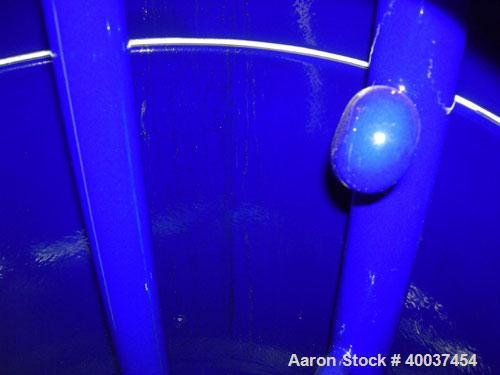 Used: DeDietrich clamp top glass lined tank, 100 gallon, 3008 blue glass. Approximately 32" diameter x 32" straight side, cl...