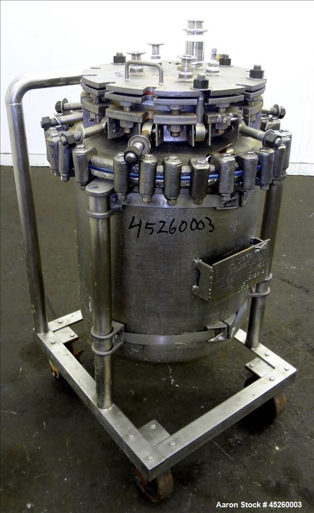 Used- 110 Liter Glascote Glass Lined Pressure Tank