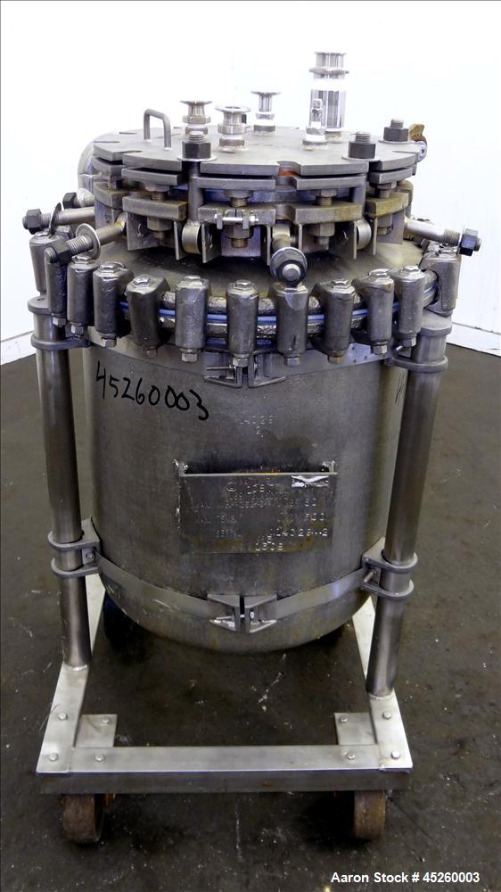 Used- 110 Liter Glascote Glass Lined Pressure Tank