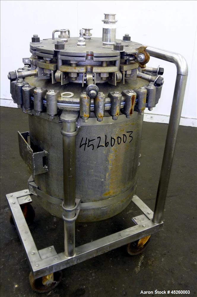 Used- 110 Liter Glascote Glass Lined Pressure Tank