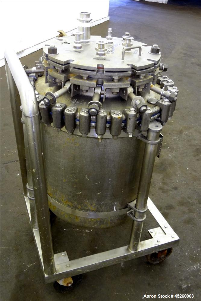 Used- 110 Liter Glascote Glass Lined Pressure Tank