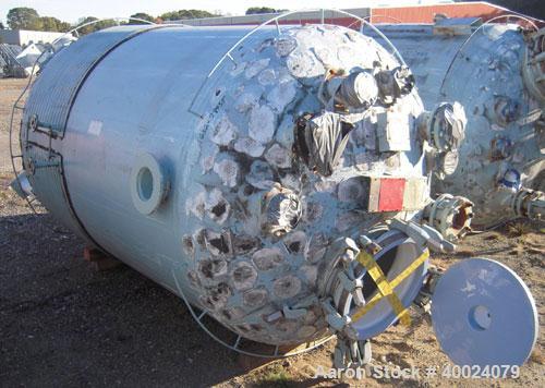 Used 1000 gallon Pfaudler Glass Lined Reciever, Model VC60-1000