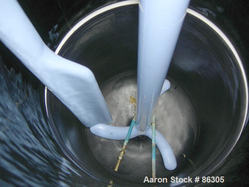 Used Pfaudler Glass Lined Kettle, 10 Gallon, 5015 Glass, Vertical. Approximately 14" diameter x 12" deep. Carbon steel jacket rated 120 PSI at 350 Degrees F. Includes an approximately 12" long open t...