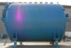 Used DeDietrich Glass Lined Reciever Tank, 1000 gallon, 3008 blue glass, horizontal. Approximately 60